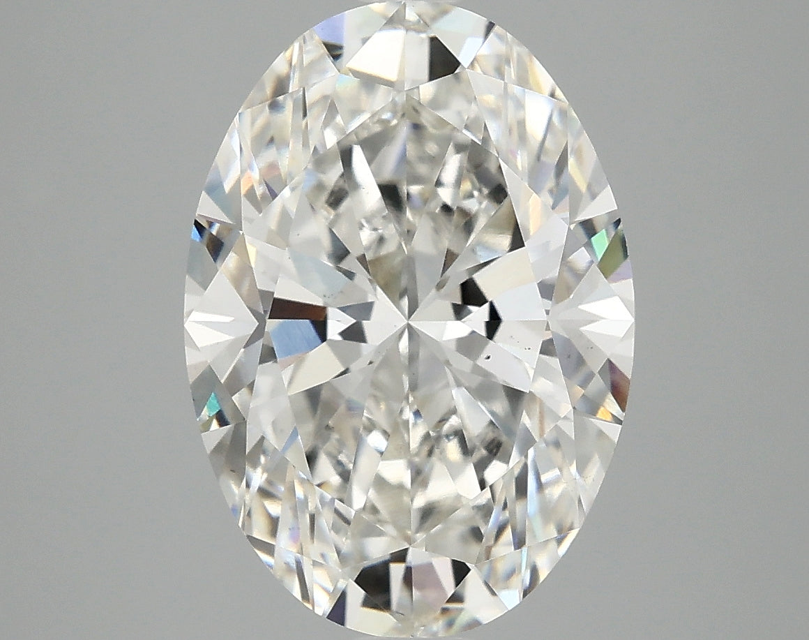 4.08 Carat G-VS2 Oval Lab Diamond