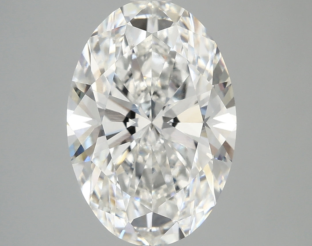 3.86 Carat F-VS1 Oval Lab Diamond