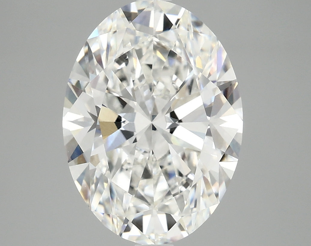 3.91 Carat F-VVS2 Oval Lab Diamond