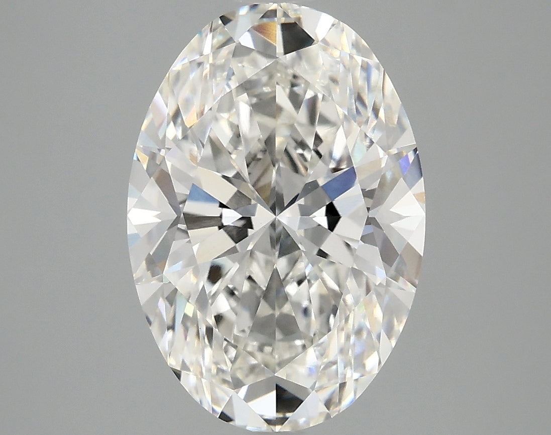 3.96 Carat F-VVS2 Oval Lab Diamond