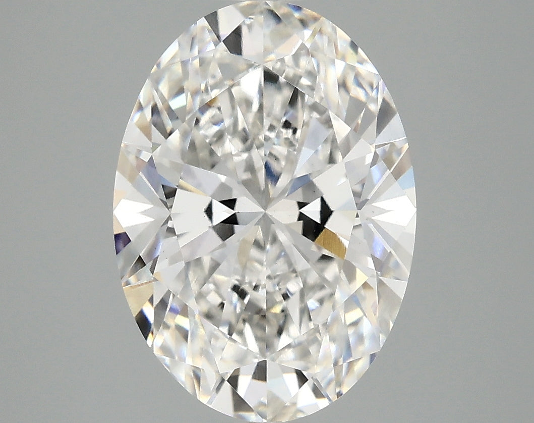 3.81 Carat F-VS1 Oval Lab Diamond
