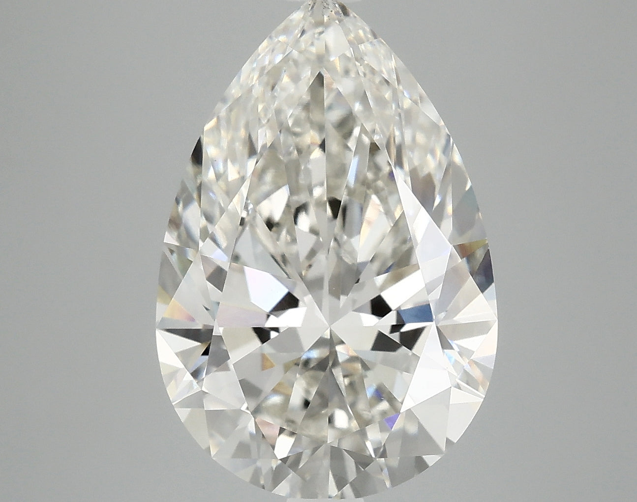 6.00 Carat G-VS1 Pear Lab Diamond