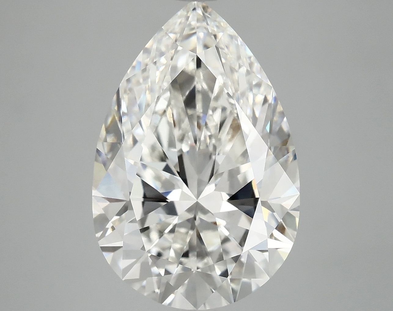 6.00 Carat G-VVS2 Pear Lab Diamond
