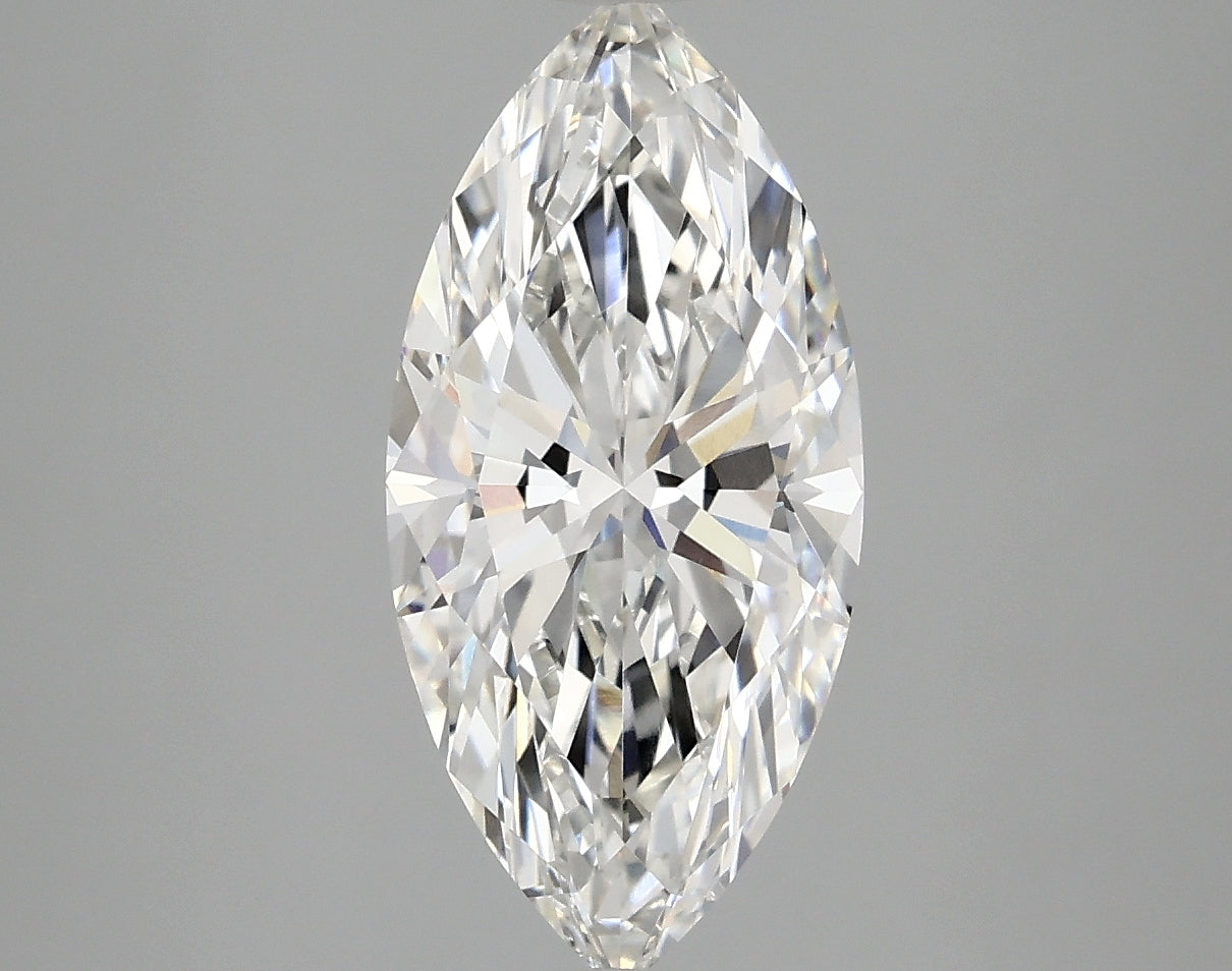 2.55 Carat F-VVS2 Marquise Lab Diamond