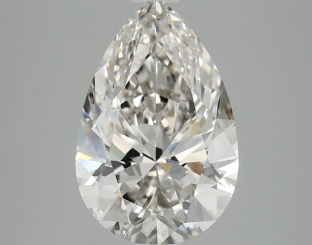 3.07 Carat G-VS1 Pear Lab Diamond
