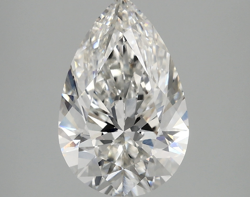 3.08 Carat G-VVS2 Pear Lab Diamond