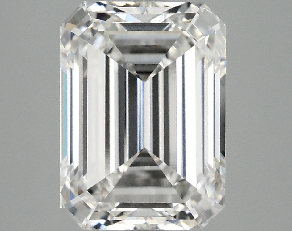 3.82 Carat F-VVS2 Emerald Lab Diamond