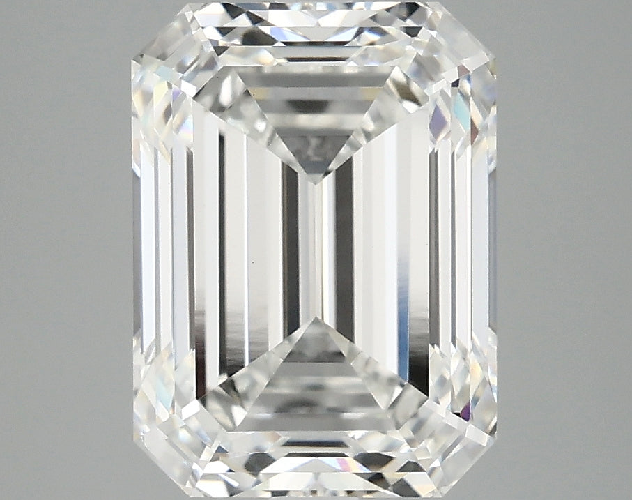4.39 Carat F-VVS2 Emerald Lab Diamond