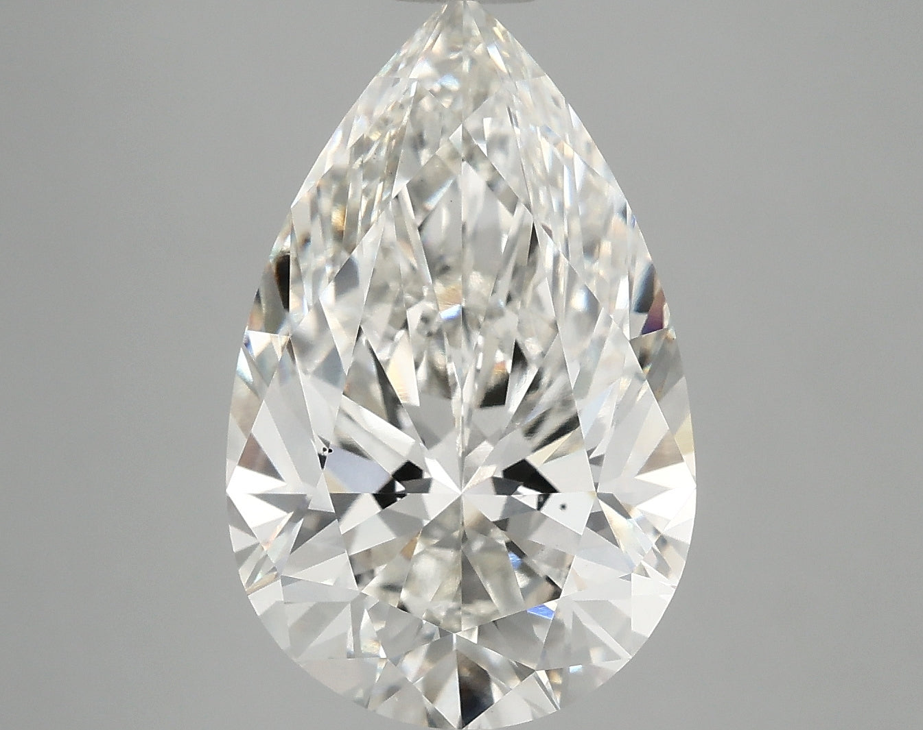 6.00 Carat G-VS1 Pear Lab Diamond