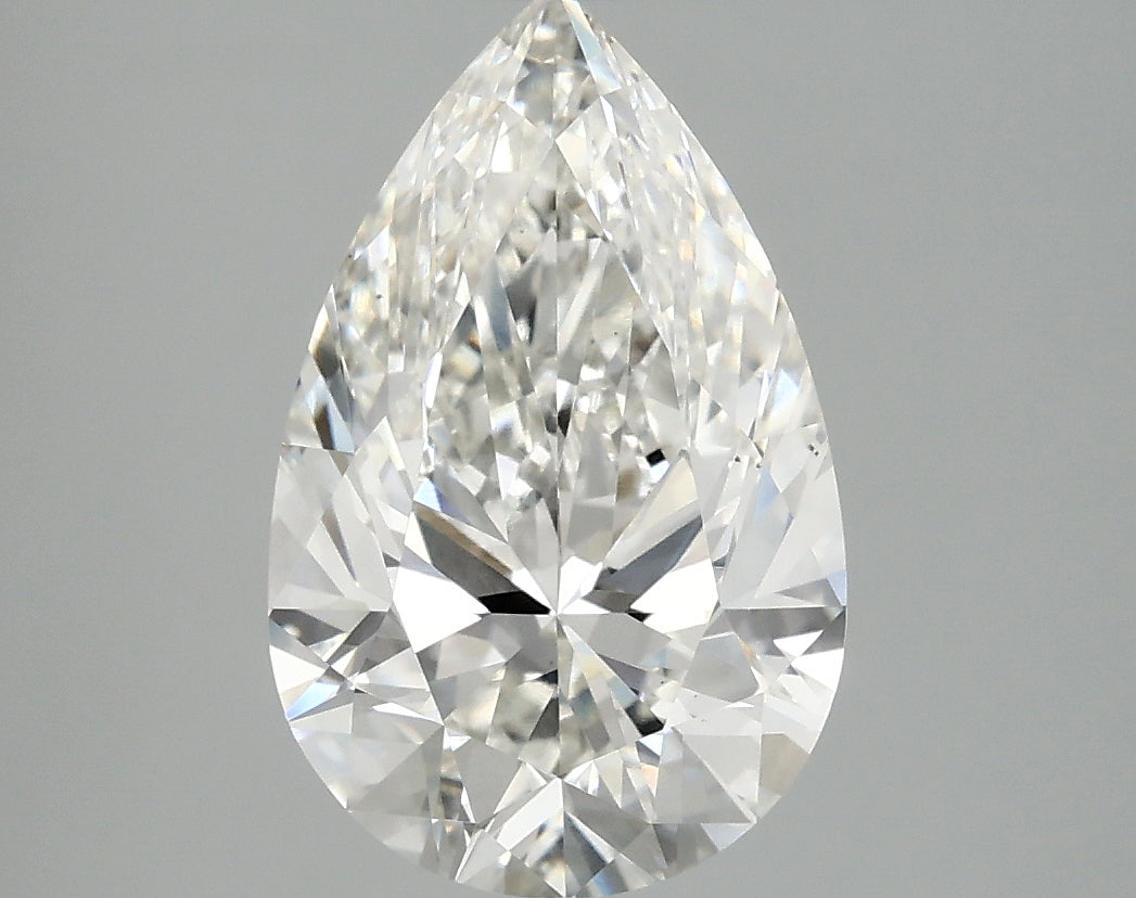 3.08 Carat G-VS2 Pear Lab Diamond