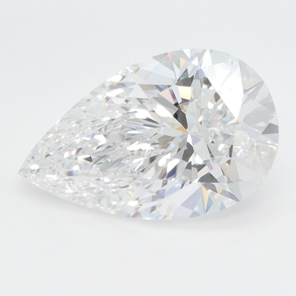 3.00 Carat D-IF Pear Lab Diamond