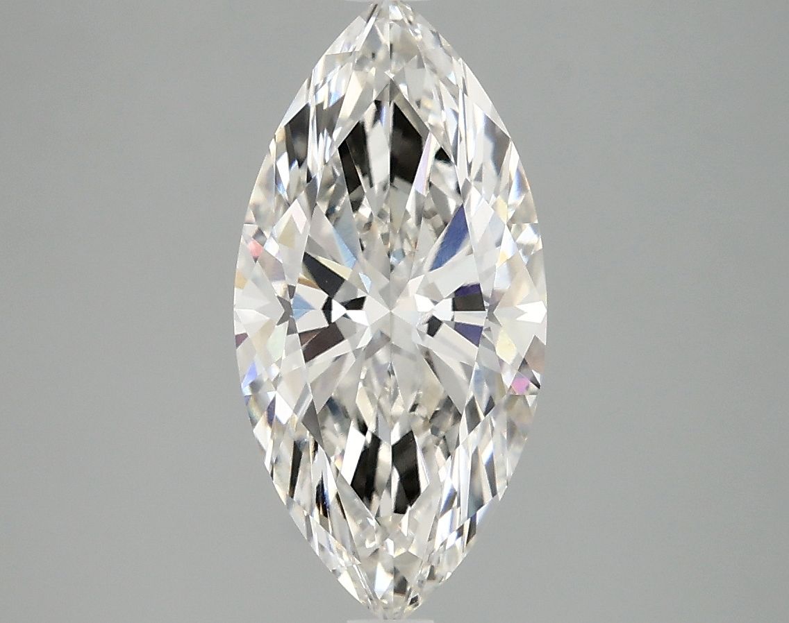 2.42 Carat F-VVS2 Marquise Lab Diamond