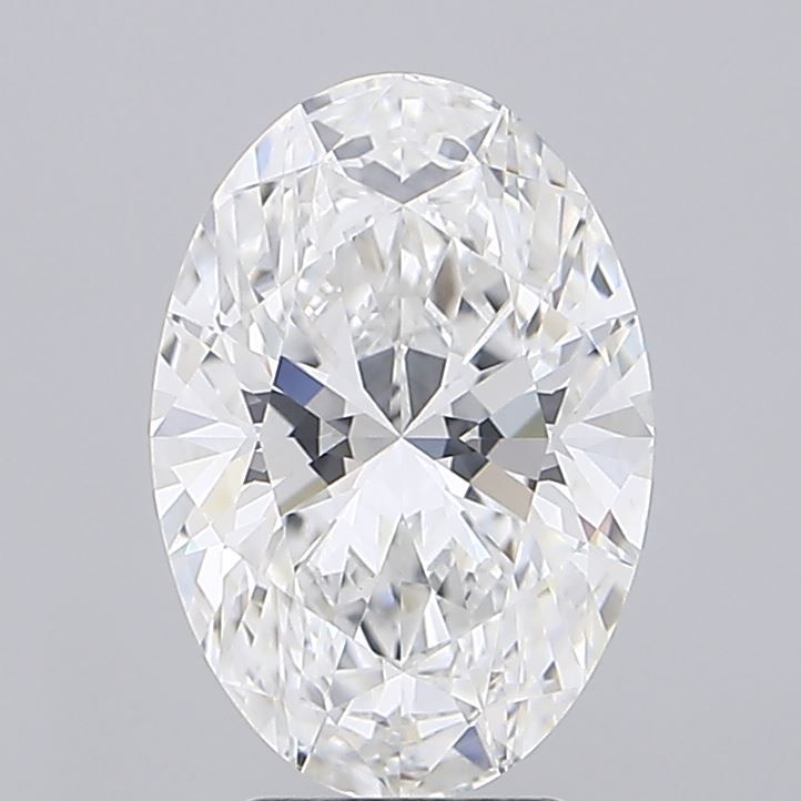 3.96 Carat E-VS1 Oval Lab Diamond