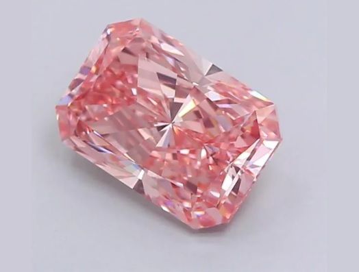 3.01 Carat Radiant Cut Fancy Pink