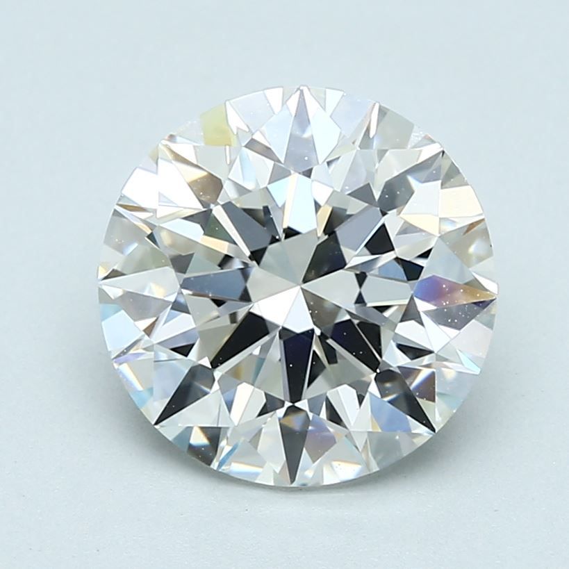 3.71 Carat G-VVS2 Round Cut Diamond