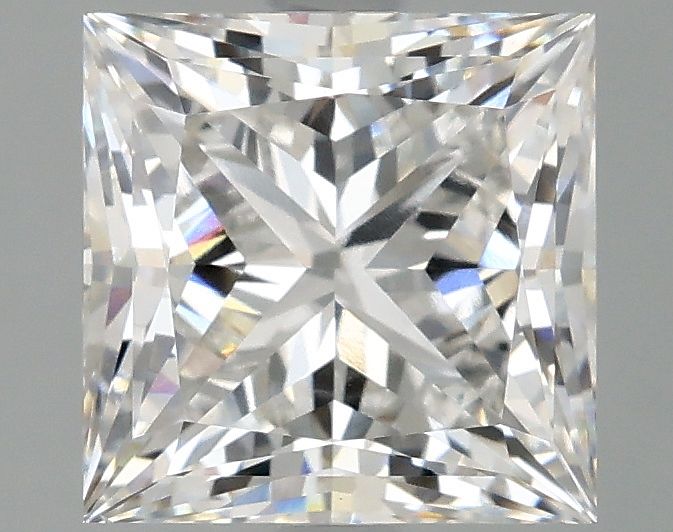 2.84 Carat F-VS1 Princess Lab Diamond