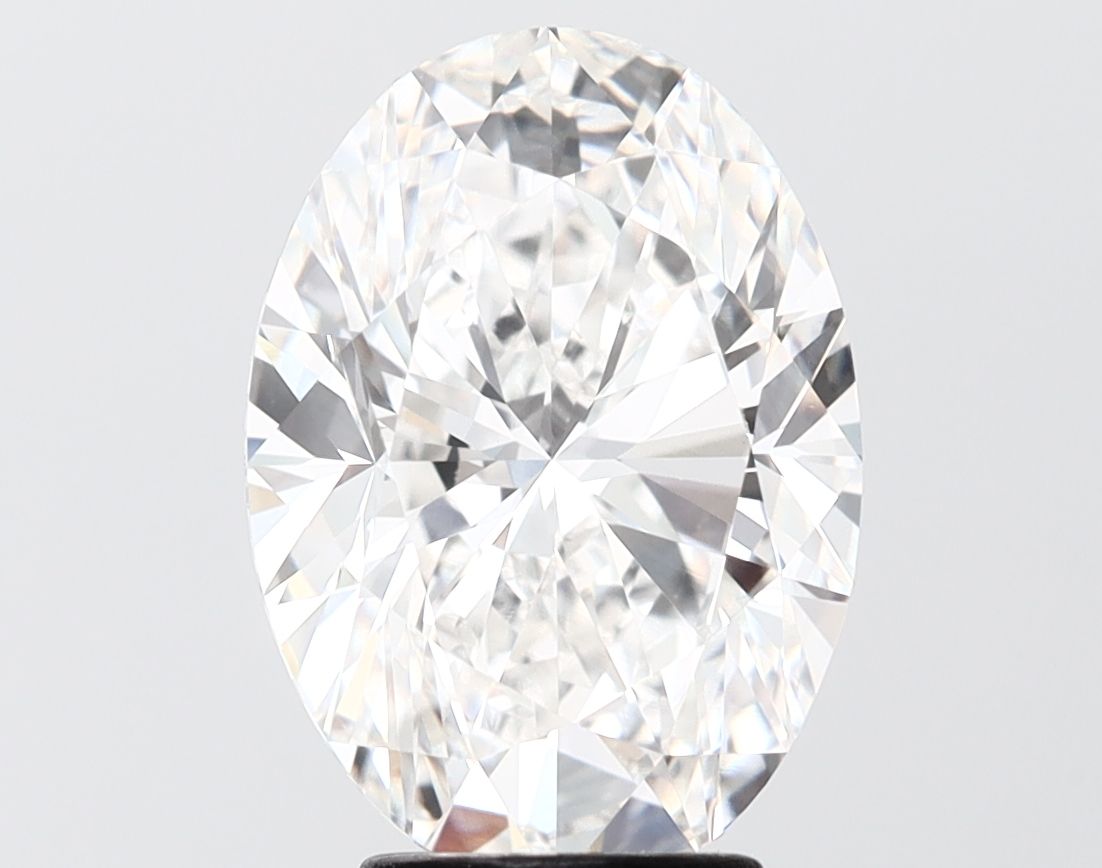 4.52 Carat F-VVS2 Oval Lab Diamond