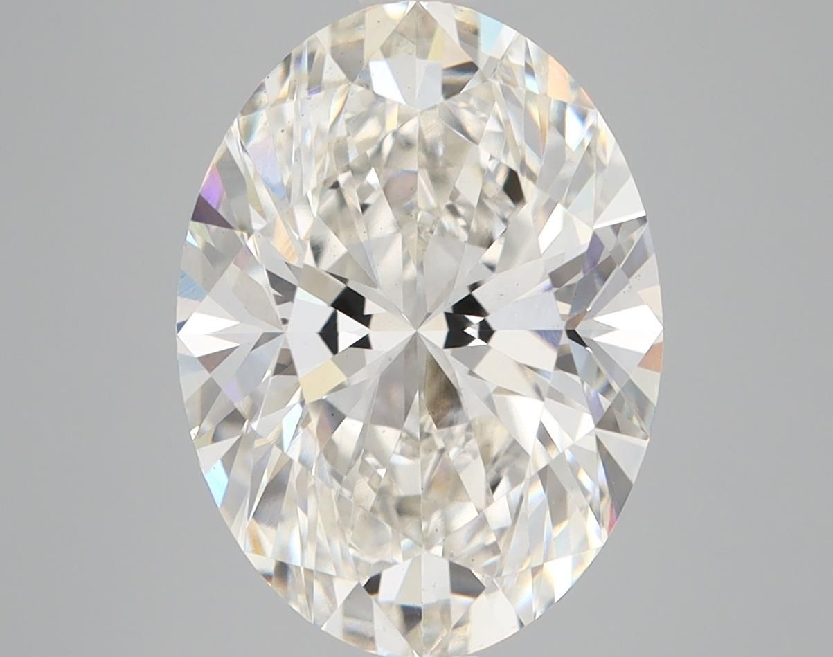 5.04 Carat H-VS1 Oval Lab Diamond
