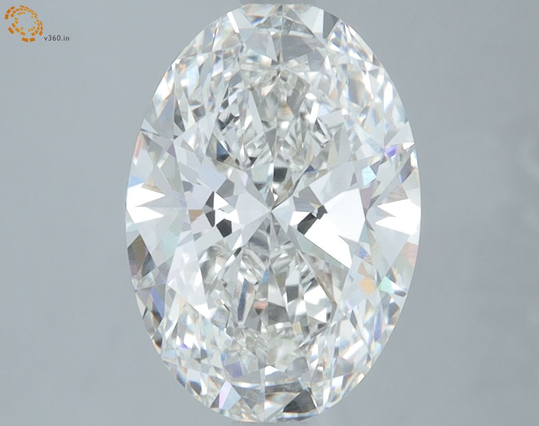 3.08 Carat G-VVS2 Oval Lab Diamond