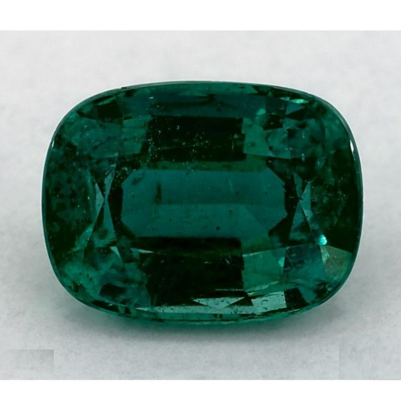 3.12 Carat Cushion Cut Green Emerald