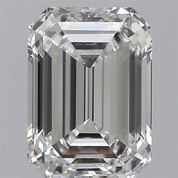 6.18 Carat F-VVS2 Emerald Lab Diamond