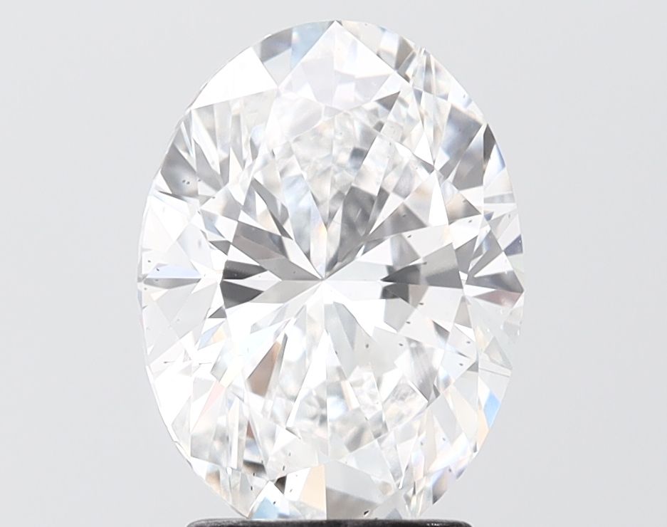 3.02 Carat E-SI1 Oval Lab Diamond