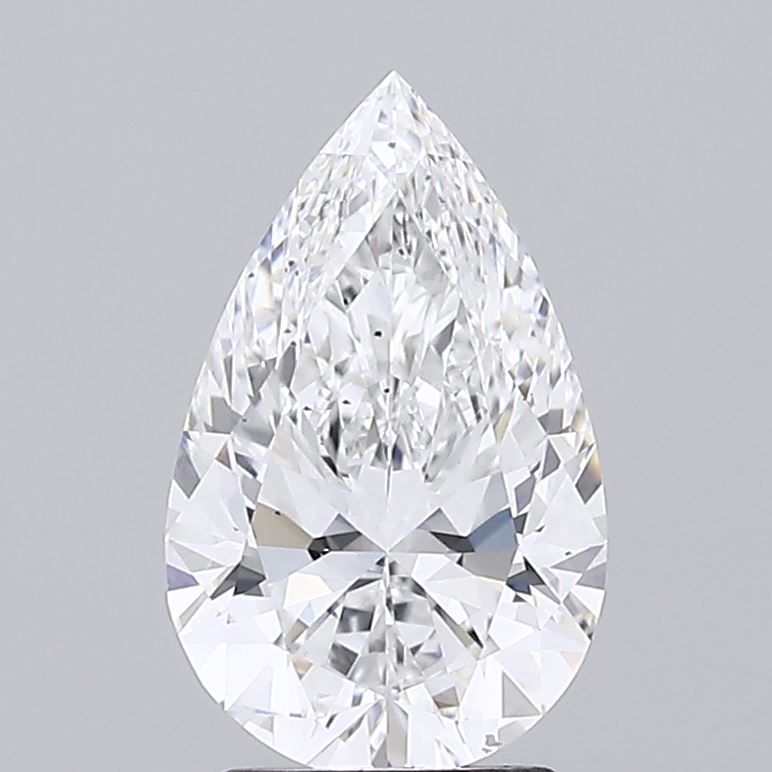 2.32 Carat D-VS2 Pear Lab Diamond