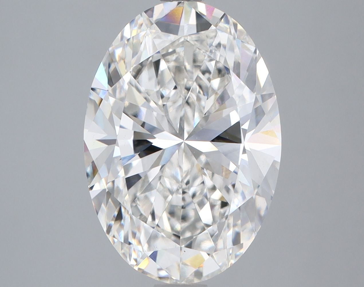 5.01 Carat F-VVS2 Oval Lab Diamond