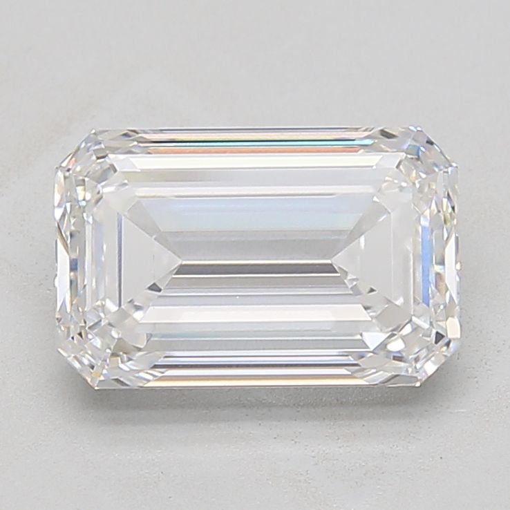 5.54 Carat D-VVS2 Emerald Lab Diamond