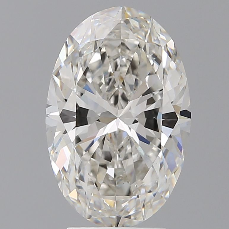 4.09 Carat G-VS1 Oval Lab Diamond