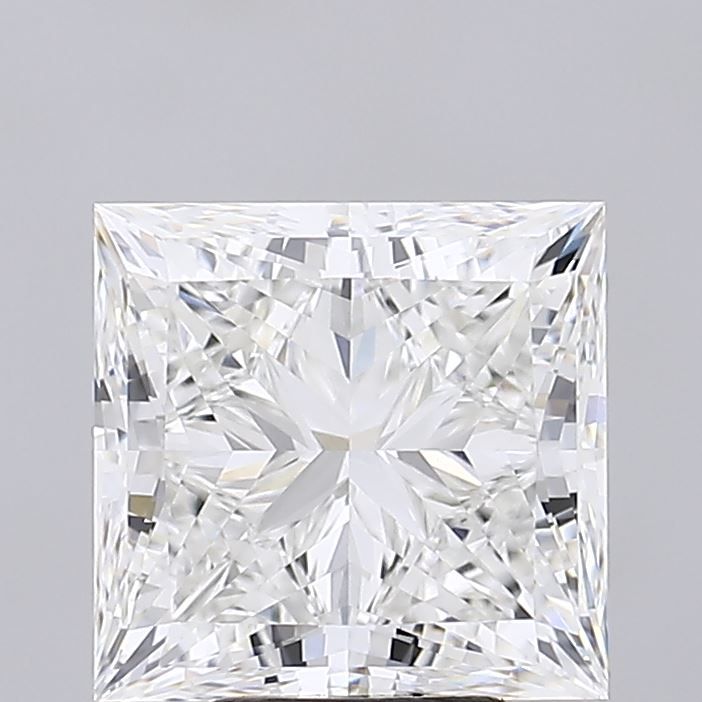 5.74 Carat F-VVS2 Princess Lab Diamond