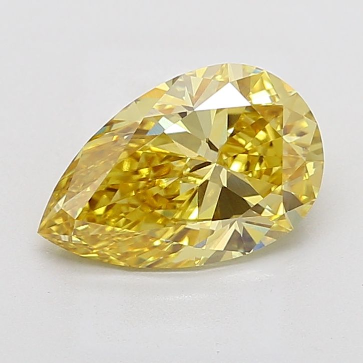 3.00 Carat Pear Cut Fancy Yellow
