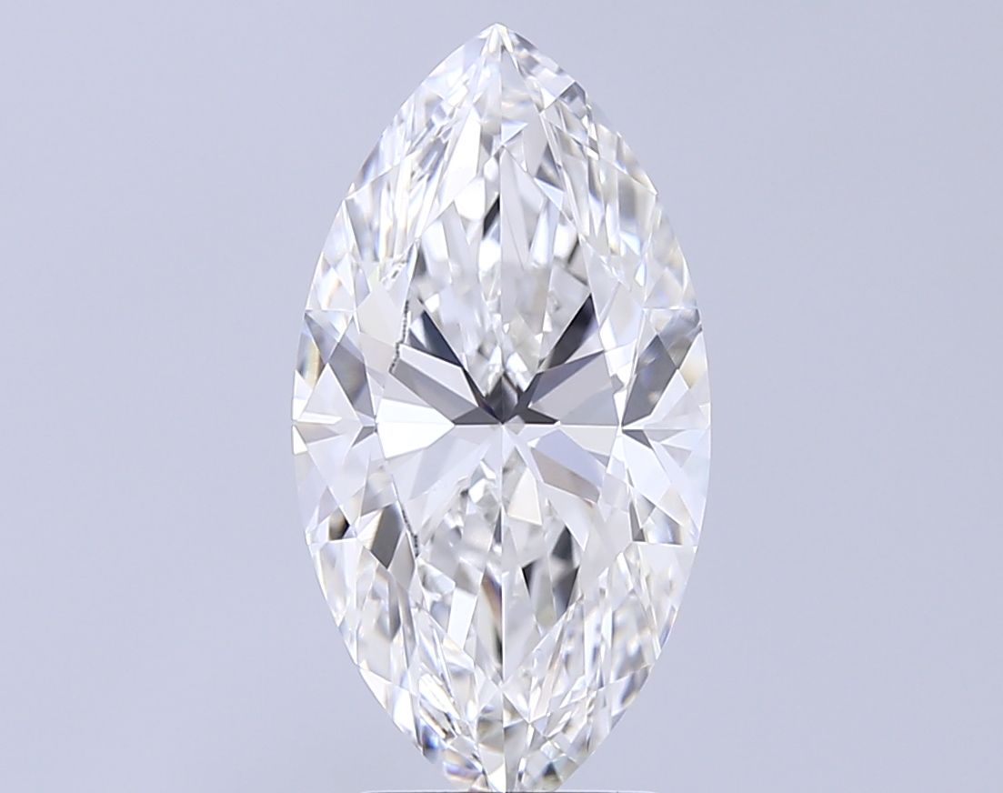 4.00 Carat F-VVS2 Marquise Lab Diamond