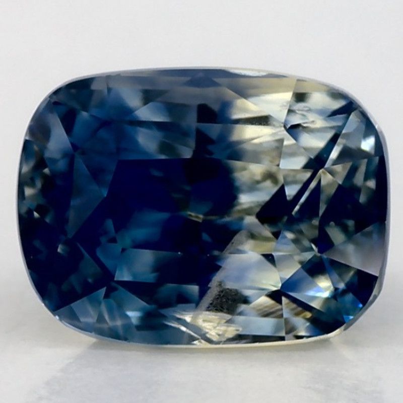 3.14 Carat Cushion Cut Blue Sapphire