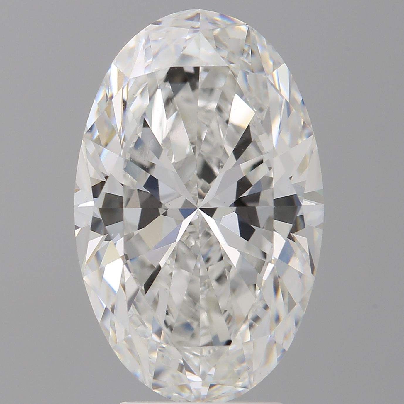 5.06 Carat F-VVS2 Oval Lab Diamond