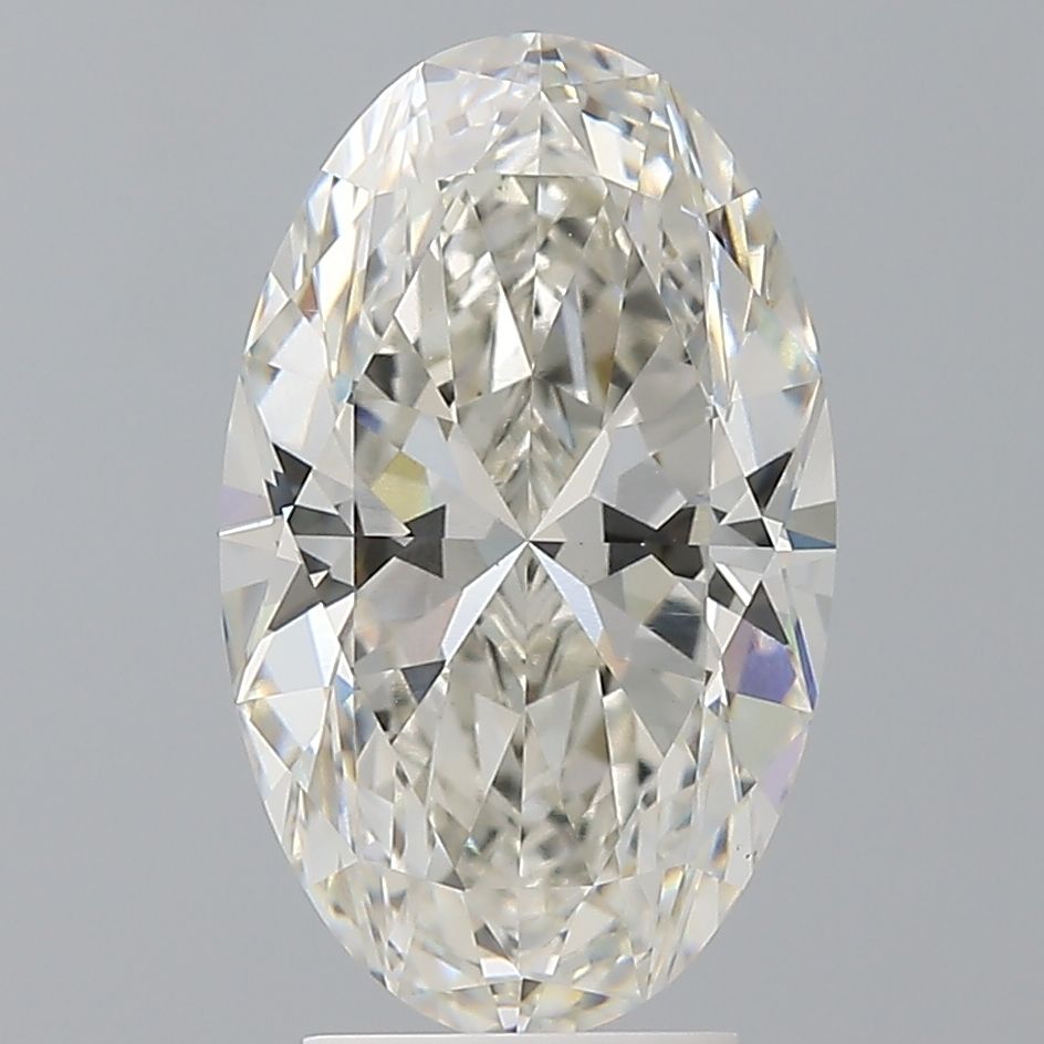 4.07 Carat G-VVS2 Oval Lab Diamond