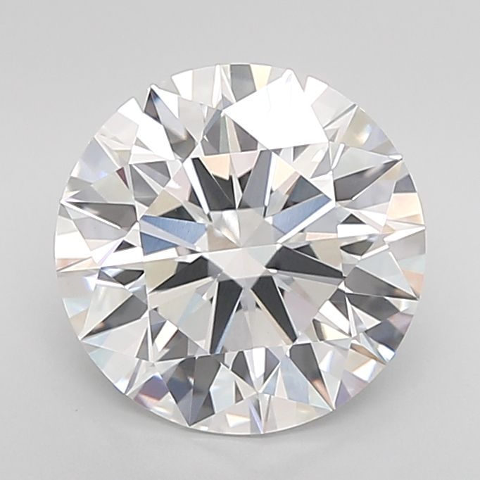 3.74 Carat D-VVS2 Round Lab Diamond