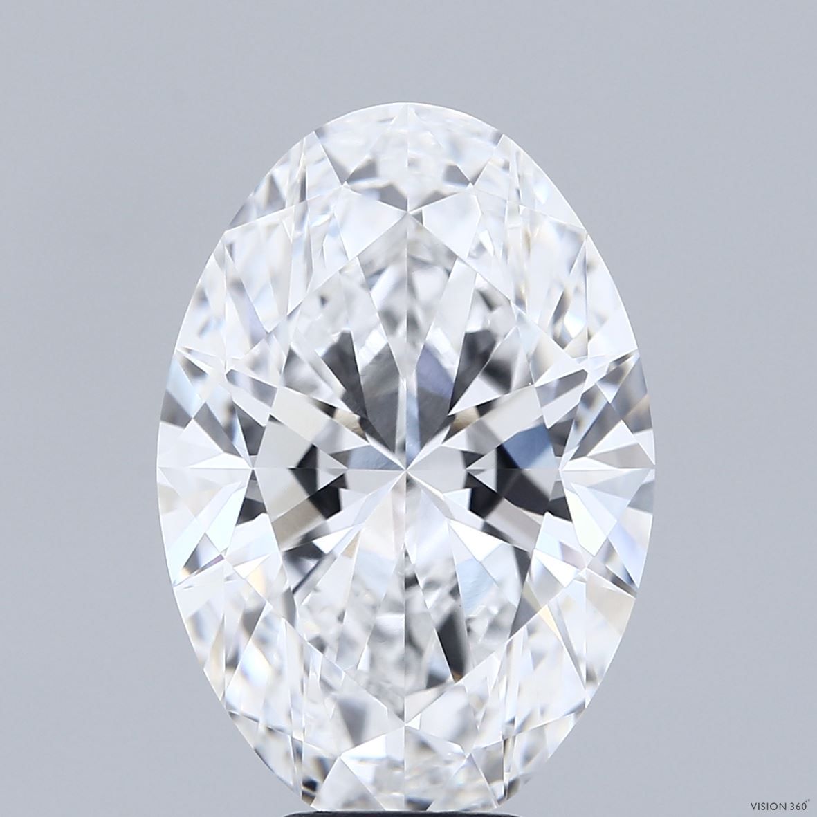 7.08 Carat D-VVS2 Oval Lab Diamond