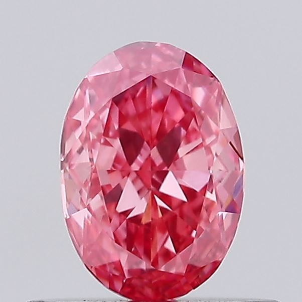 0.50 Carat Oval Cut Fancy Pink