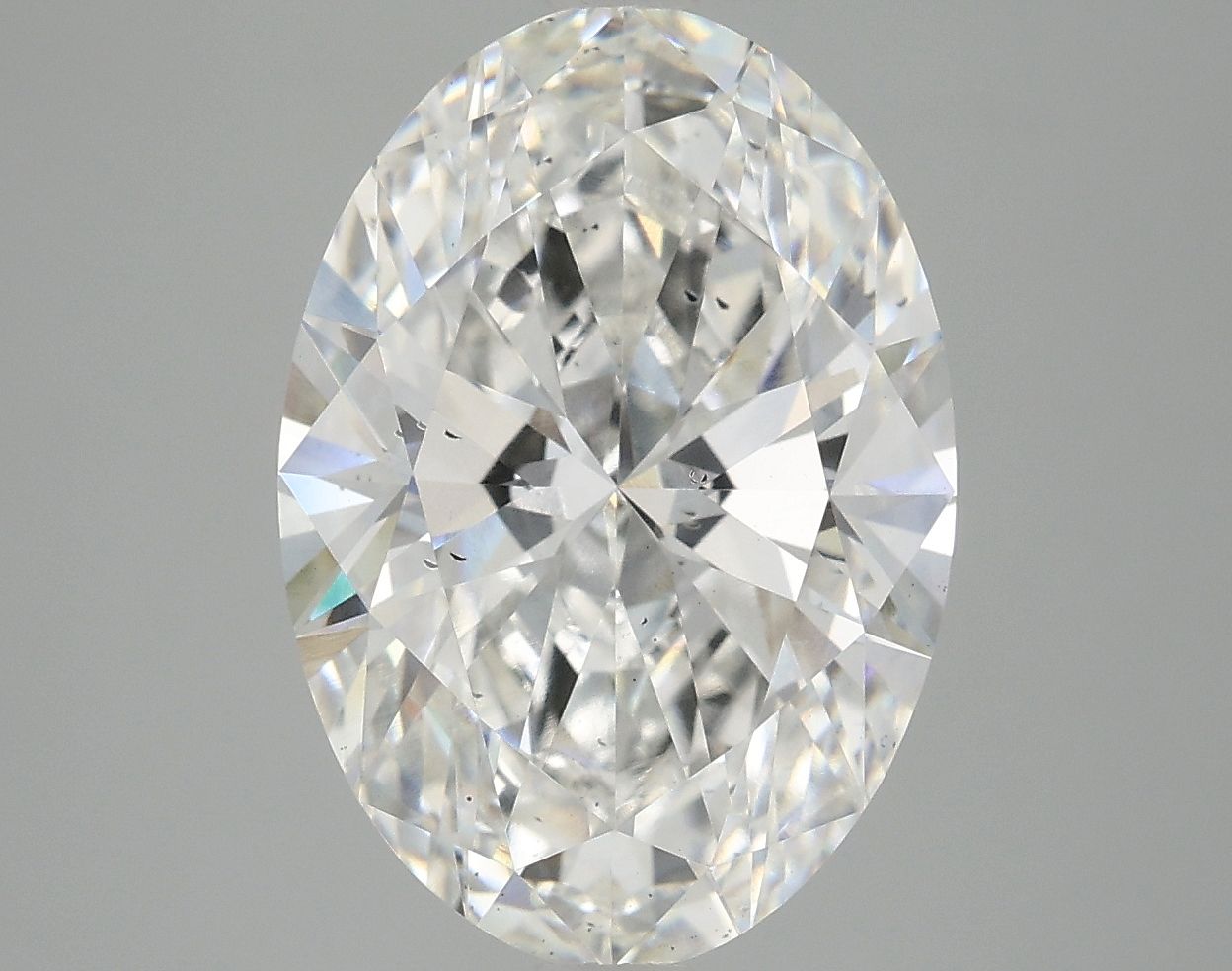 5.67 Carat E-SI1 Oval Lab Diamond