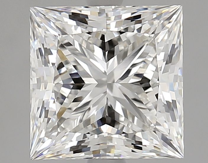 3.04 Carat F-VVS2 Princess Lab Diamond