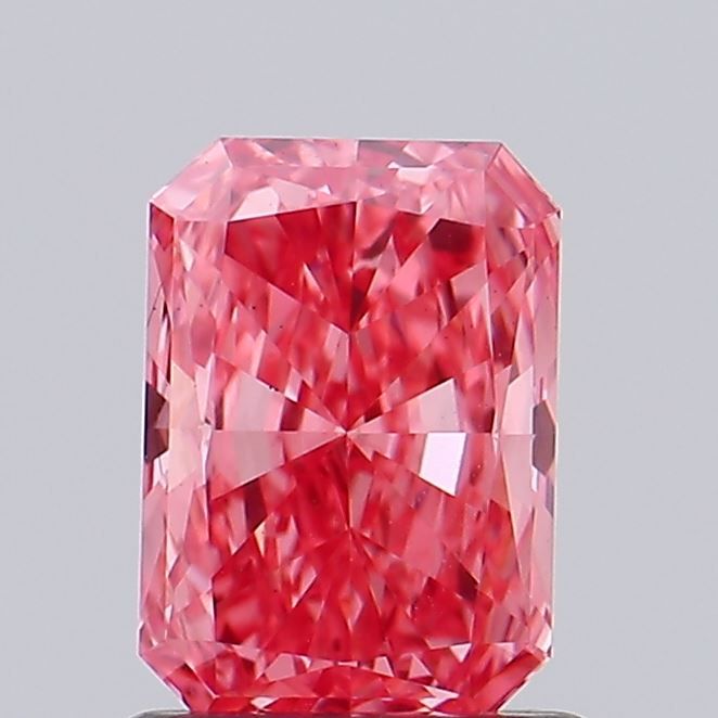 0.86 Carat Radiant Cut Fancy Pink