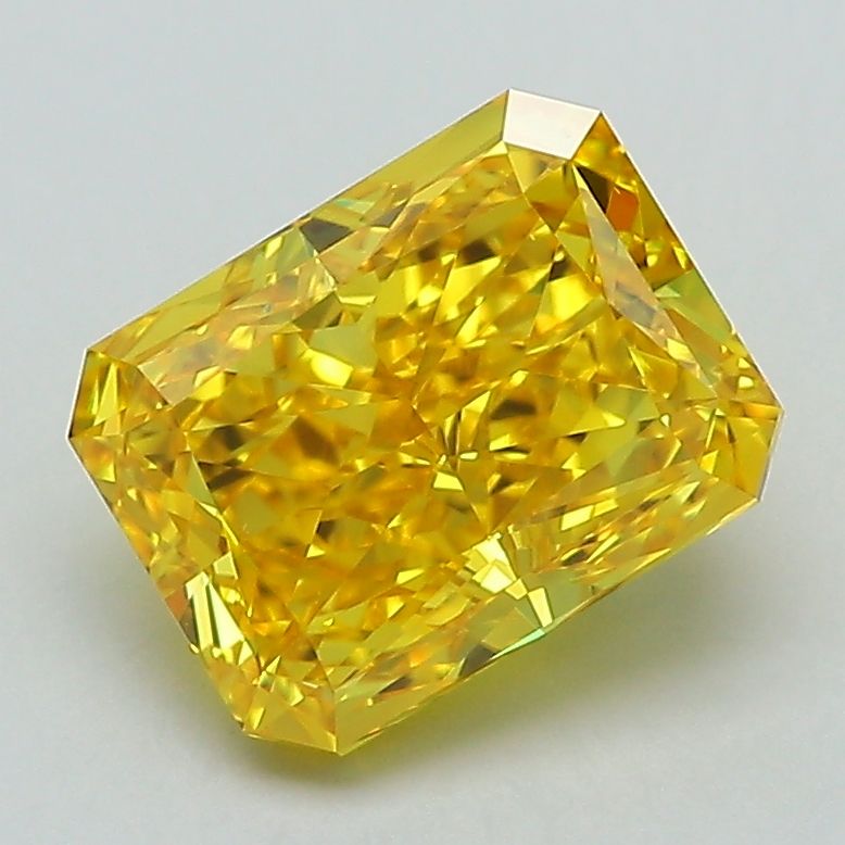 2.27 Carat Radiant Cut Fancy Yellow