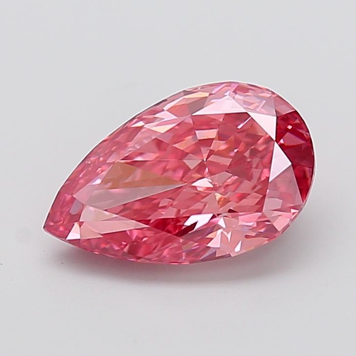 3.07 Carat Pear Cut Fancy Pink