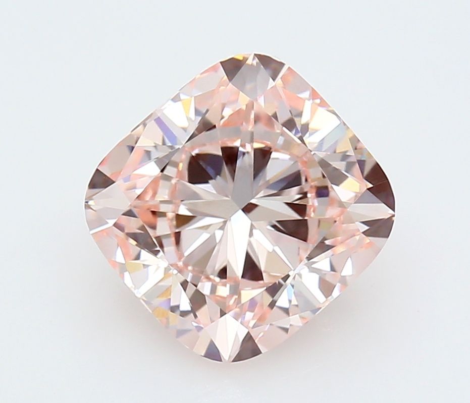 3.91 Carat Cushion Cut Fancy Pink
