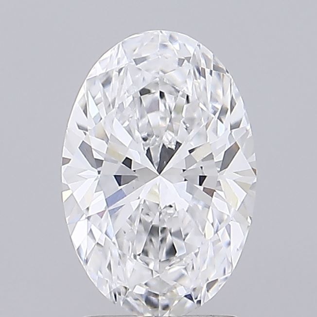 2.07 Carat D-VVS2 Oval Lab Diamond