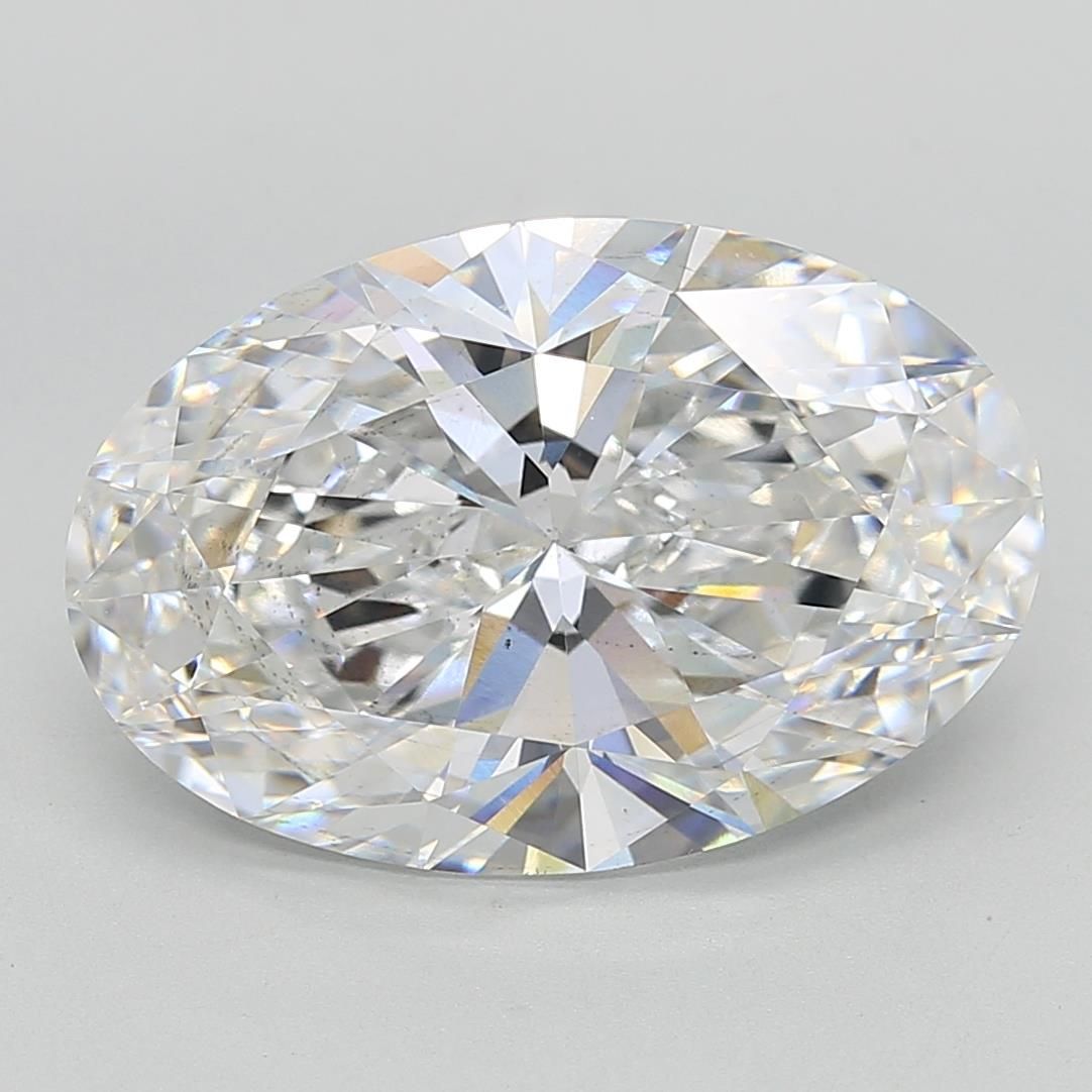 10.07 Carat E-VS2 Oval Lab Diamond