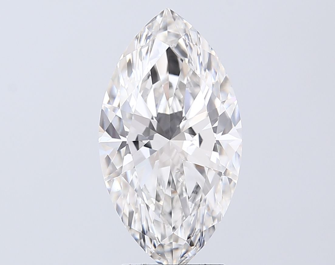 4.09 Carat F-VVS2 Marquise Lab Diamond