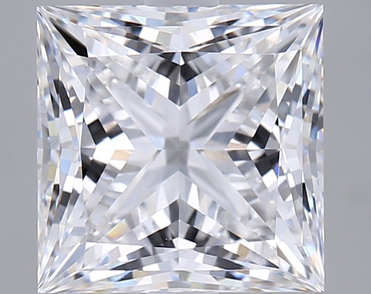 3.07 Carat D-VVS1 Princess Lab Diamond