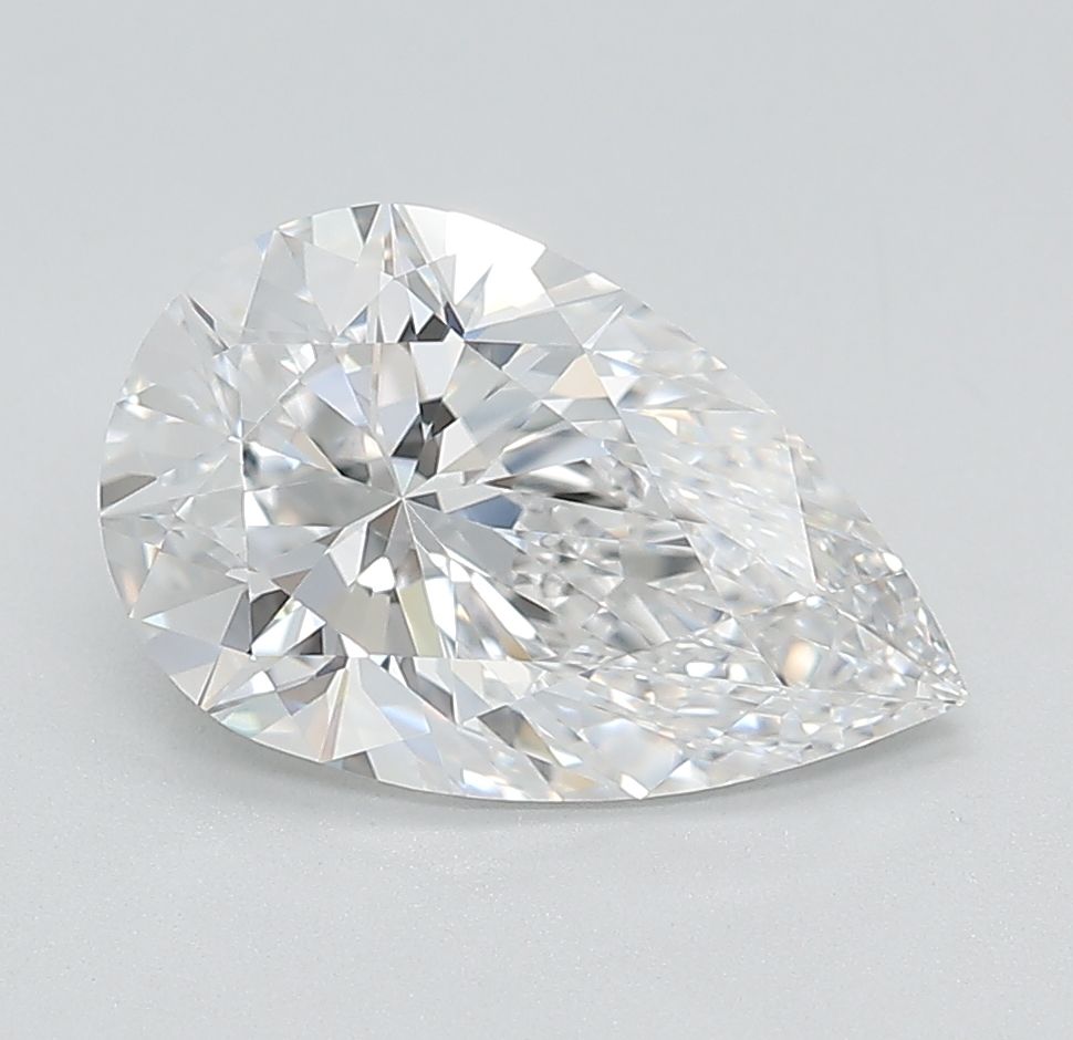 2.51 Carat D-VVS1 Pear Lab Diamond